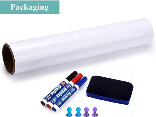 Self-Adhesive Whiteboard Sticker by Skiennix - 16" x 24" Magnetic Dry Erase Wall Film | No Ghosting, Easy Peel & Stick for Professionals