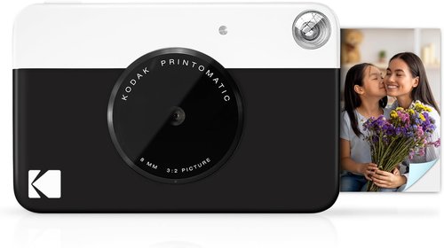 KODAK Printomatic Instant Print Digital Camera - Full-Color 5MP Photos | Portable & Fun Gift, Black