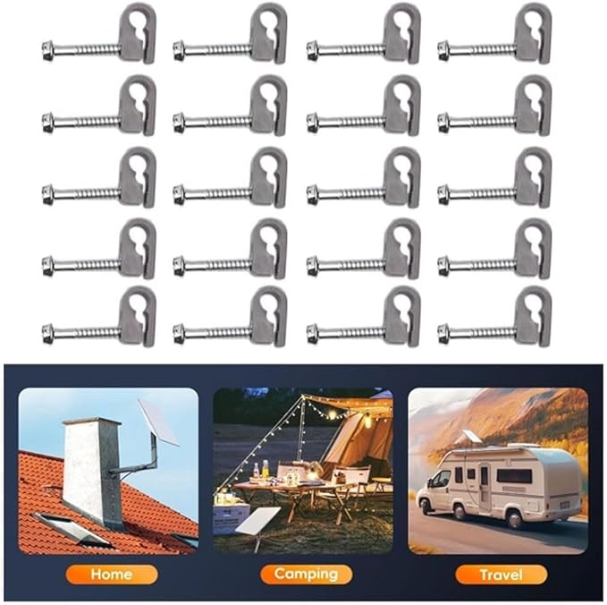 20 Piece Cable Organizing Clips with Screws for Starlink Installation and Management
