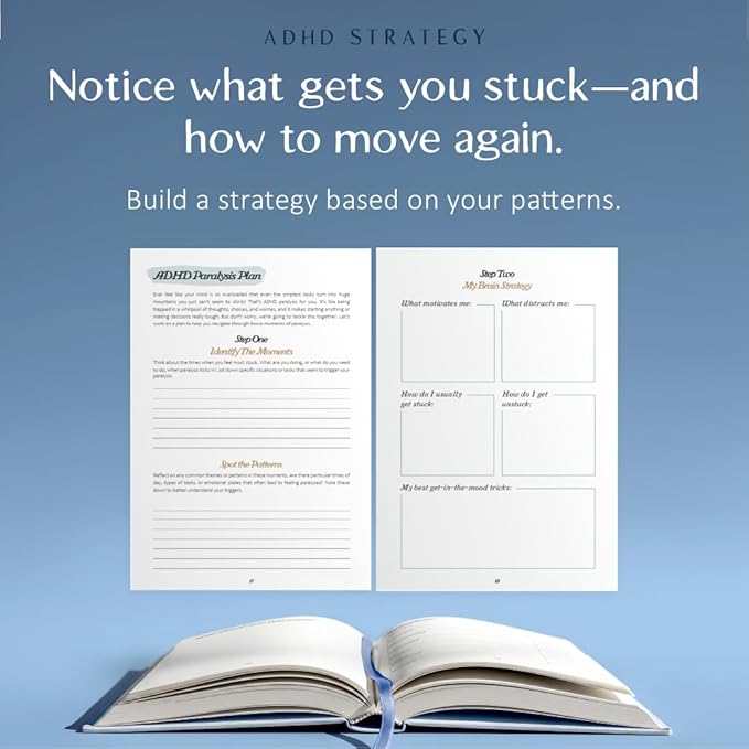 The ADHD Planner for Adults - Undated Daily & Weekly ADHD Journal for Disorganized People, 90 Days - Habit Tracker, Record Emotions & Mood - Academic Goals - Structure & Focus for Adults Brains