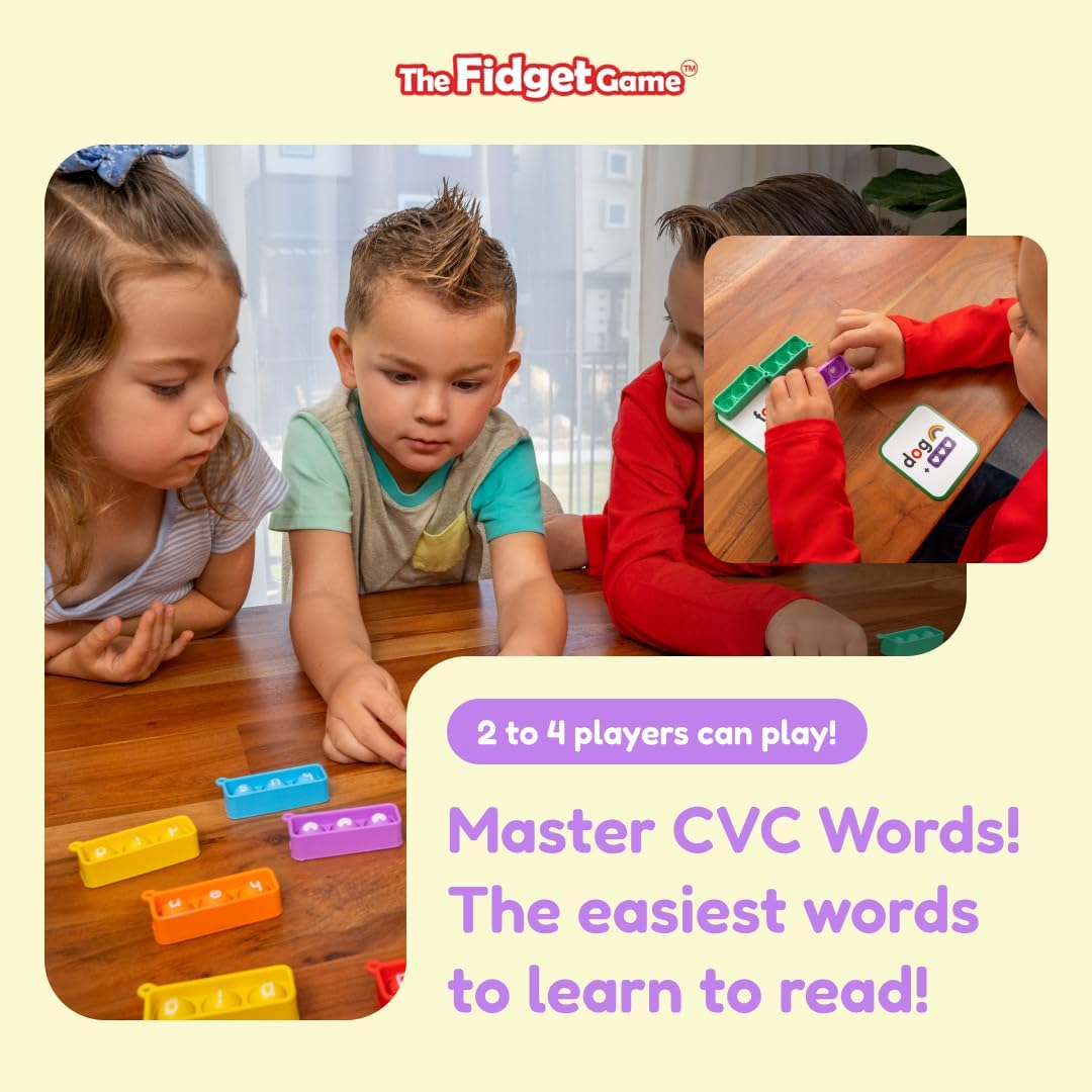Sneaky Elves by The Fidget Game - Educational CVC Sight Words Toy | Fun Pop Sensory Learning for Kids 3+