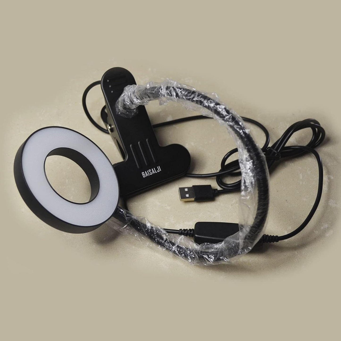 Skiennix LED Desk Reading Light - Adjustable Clamp-On Design with 3 Color Modes & 10 Brightness Levels | Black