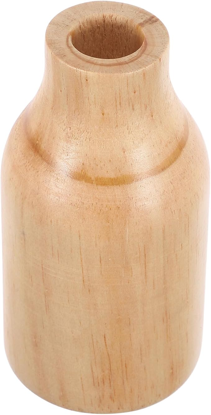 Rustic Wooden Dried Flower Vase with Corrosion Resistant Pine Wood Simple Elegant Home Decor Vase for Table Centerpieces Dining Office and DIY Floral Arrangements