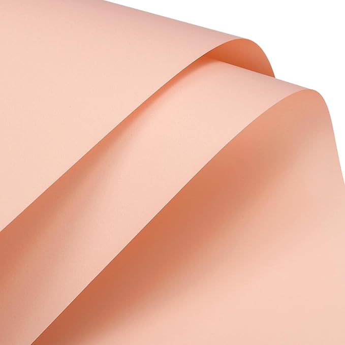 MECCANIXITY Set of 20 Flower Wrapping Paper 22.8x22.8 Inch Waterproof Florists Wrapping Paper for Florist Bouquet Supplies, DIY Crafts, Gift/Gift Box Packaging Pink