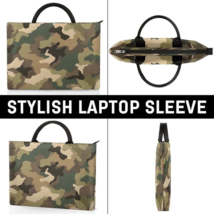 Hsnar 15.6 Laptop Case Briefcase Handbag with Accessory Pocket Slim Laptop Bag Laptop Sleeve