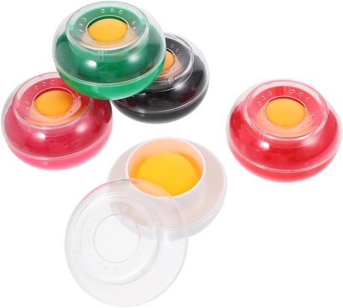 Jojofuny Fingertip Moistener Sponge - 5-Pack Non-Slip Grip for Money Counting & Document Sorting