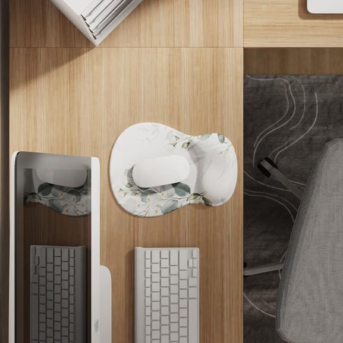ErgoComfort Gel Wrist Rest Mouse Pad - Ergonomic Office Mousepad with Non-Slip Support | Sage Harmony Design