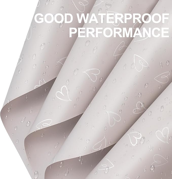 WRAPAHOLIC 20 Sheets Flower Wrapping Paper - 22.8 x 22.8 inch Nude Love Design Water-Resistant Floral Bouquet Wrapping Paper, Florist Supplies Packaging for Wedding Birthday Gift DIY
