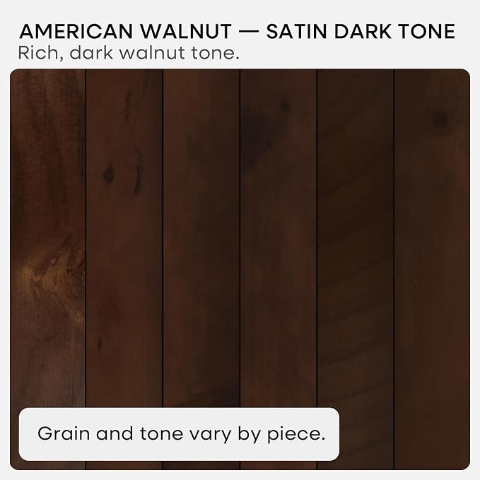 Homeforia Walnut 12 inch Floating Shelf, High End Solid Real Wood Small 12inch Floating Shelves for Wall Mounted, Dark Brown 12in Floating Shelves, Heavy Duty Bracket, 12 X 6.5 X 1.75 inches, Set of 3