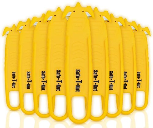 Safe•T•Kut Safety Box Cutter 20 Pack - Enclosed Blade Utility Knife for Easy Box Opening & Packaging