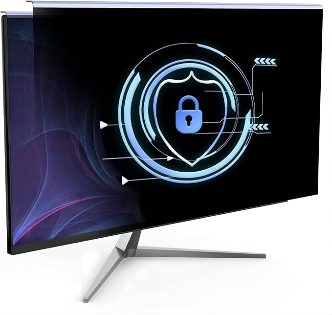 DEJIMAX 21.5 Inch Computer Privacy Screen for 16:9 Widescreen Monitor, Anti-Blue Light Monitor Privacy Screen Filter, Anti-UV Computer Shield