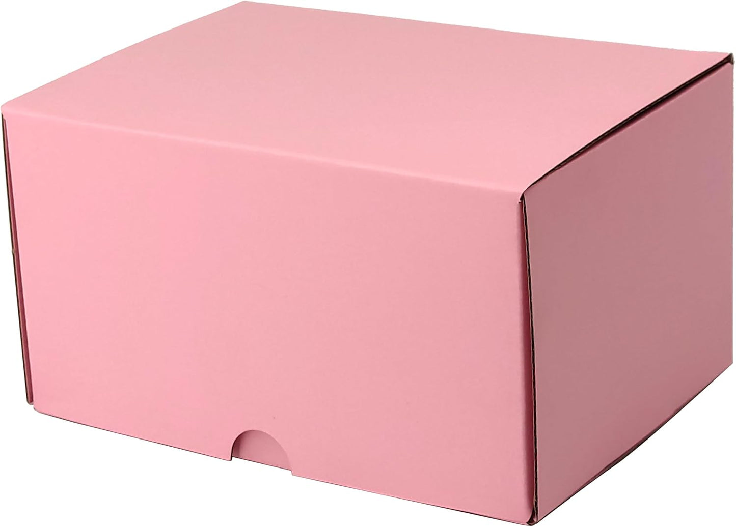 Skiennix Pink Shipping Boxes - Pack of 15 | 12x9x6 Inches Cardboard Corrugated Mailer for Craft Gifts