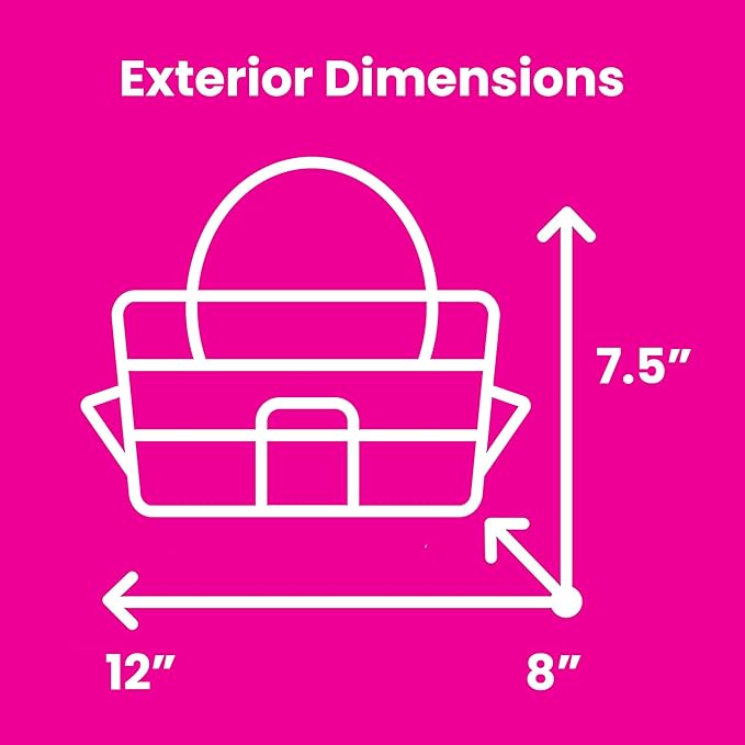 Everything Mary Deluxe Collapsible Store & Tote Organizer with Handles – Multipurpose Storage for Diapers, Snacks, Crafts, Toys, Office Supplies & Everyday Essentials