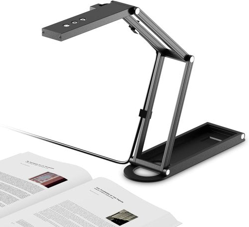 NetumScan 4K USB Document Camera - Foldable Webcam with Microphone & Autofocus | A3 Size for Classroom & Remote Teaching