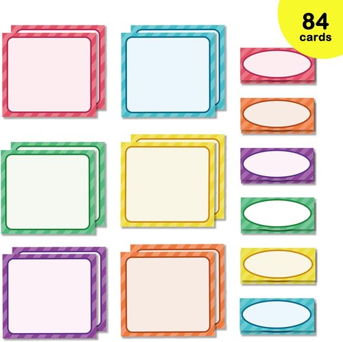 Eamay Small Group Management Pocket Chart - 84 Cards for Classroom Organization | Essential Teacher Tool (Black)