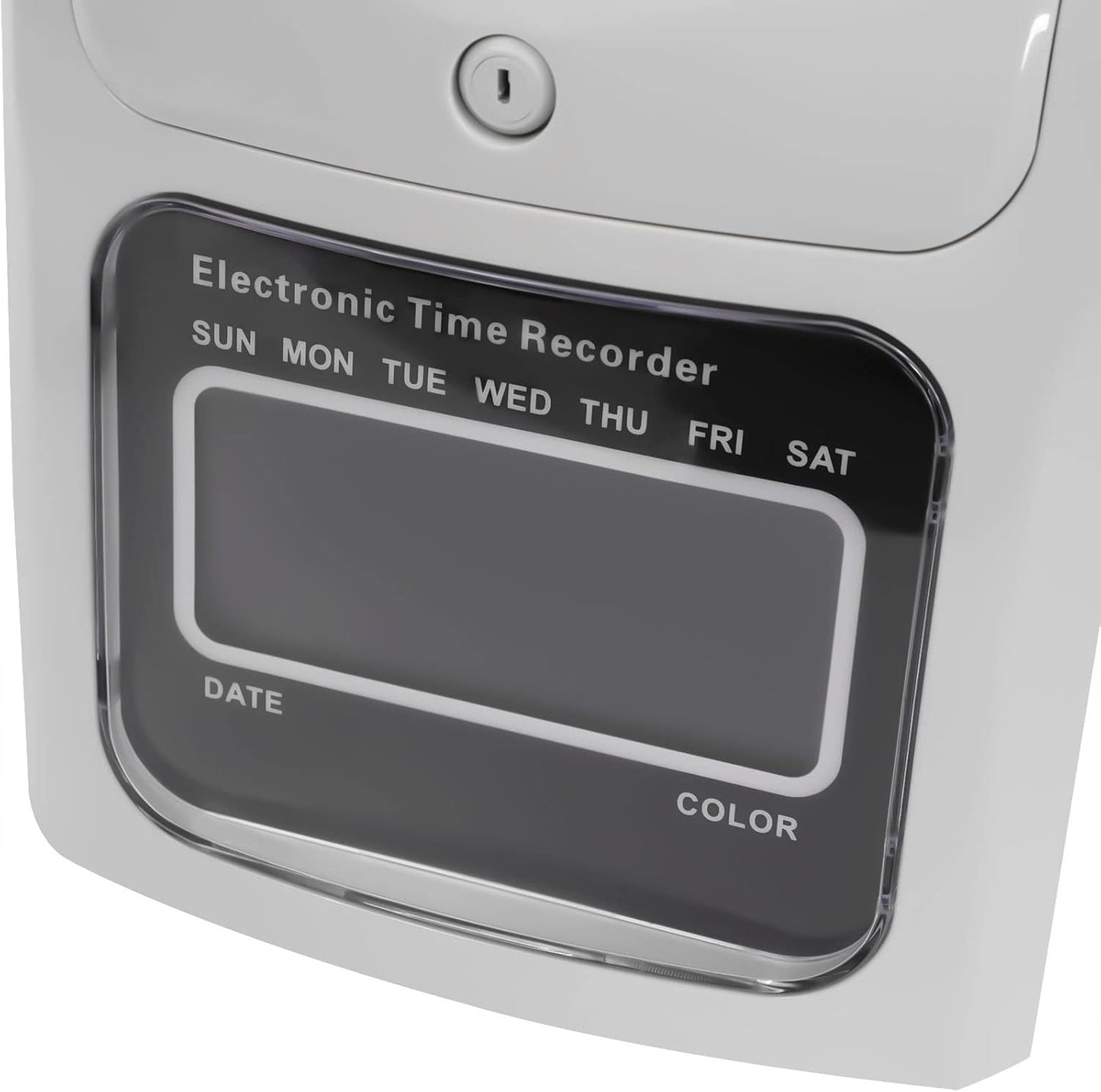 Skiennix Electronic Time Clock - Employee Punch Recorder for Up to 50 Workers | Includes 50 Time Cards & Security Key