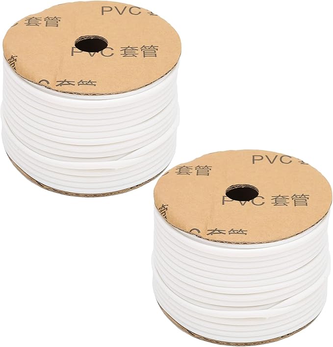 PVC Casing Wire Core Marking Protection Sheath Tube Durable Flexible Wear for Supvan Tube Printers 2Pcs (ZMY-4.0)