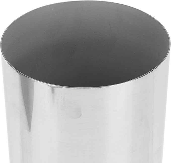 Metal Vase, 9.1 Inch Height Stainless Steel Cylinder Flower Vase, Modern Table Centerpiece Decorations, Ideal Accent Piece for Home Decor