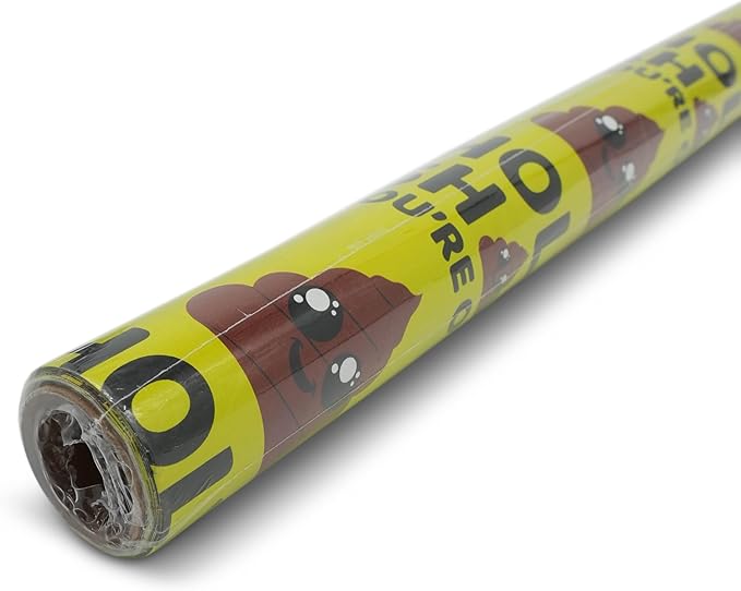 GOOFBALLS Hilarious Wrapping Paper Roll – Funny Gift Wrap for Birthdays, Holidays, White Elephant, Gag Gifts - Holy Shit