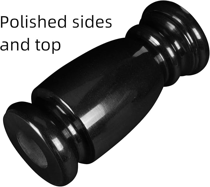 Black Granite Cemetery Vase for Grave Markers,Headstone Memorial Flower Holder