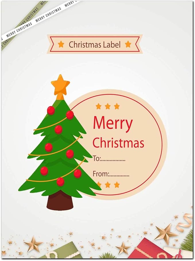 DUGUTUL Premium Festive Christmas Stationery Set Spread Holiday Joy, 48 Sheets, 8.5 x 11 Inches, 100gsm, Perfect for Personalized Gifts and Add Holiday Magic to Your Messages (F)