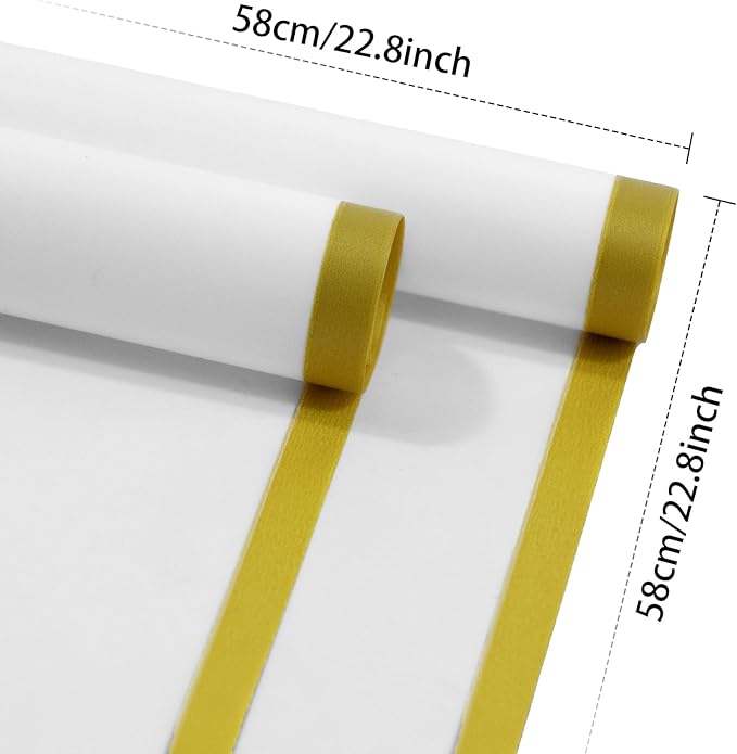 DEWJDFSC 20 Sheets Flower Wrapping Paper,Waterproof Floral Korean Bouquet Wrapping Paper, Florist Supplies, Suitable for Flowers Gift Packaging (White)
