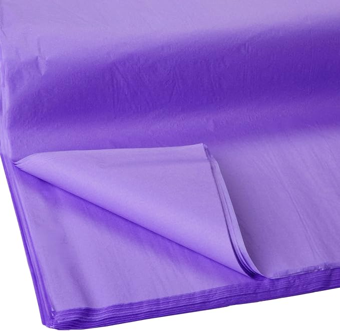 Jillson Roberts Bulk 20 x 30 Inches Recycled Tissue, Purple, 480 Unfolded Sheets (BFT03)