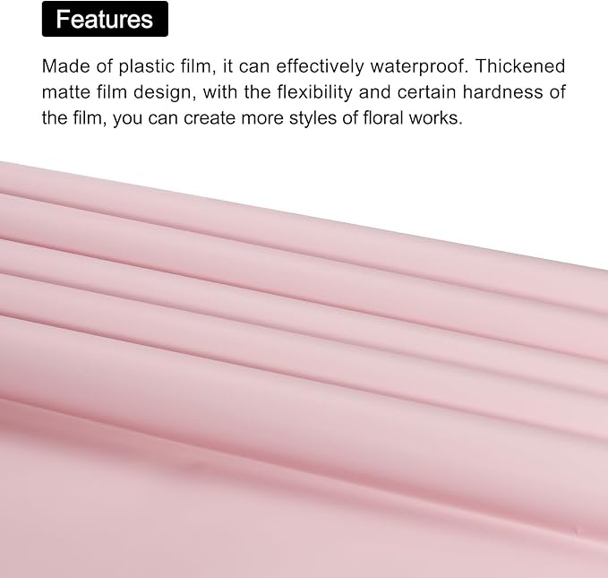 MECCANIXITY 20 Pcs Double Sided Color Flower Wrapping Paper Purple 22.8"x22.8" Waterproof for Florist Bouquet Supplies, DIY Crafts, Gift Box Packaging