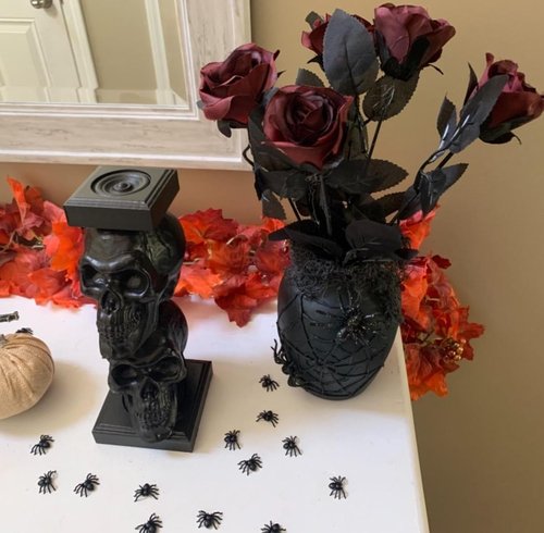 Artificial Roses by Skiennix - 12 Pcs Realistic Burgundy Silk Flowers for Fall Decor & Centerpieces