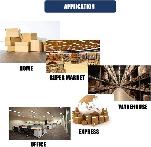 PERFECTAPE Heavy Duty Packing Tape - Ultra Strong 3" x 65 Yards | 6 Rolls, Clear, 390Y Total