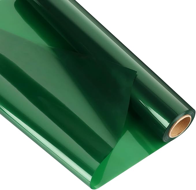 Clear Cellophane Wrap Roll-Green Plastic Cello Paper Roll 34 In Wide X 100 Ft Long, 3 Mil Thick Gift Wrapping Paper for Hampers, Flower Paper Wrap For Bouquets, Baskets, Treats, DIY Arts Crafts Décor