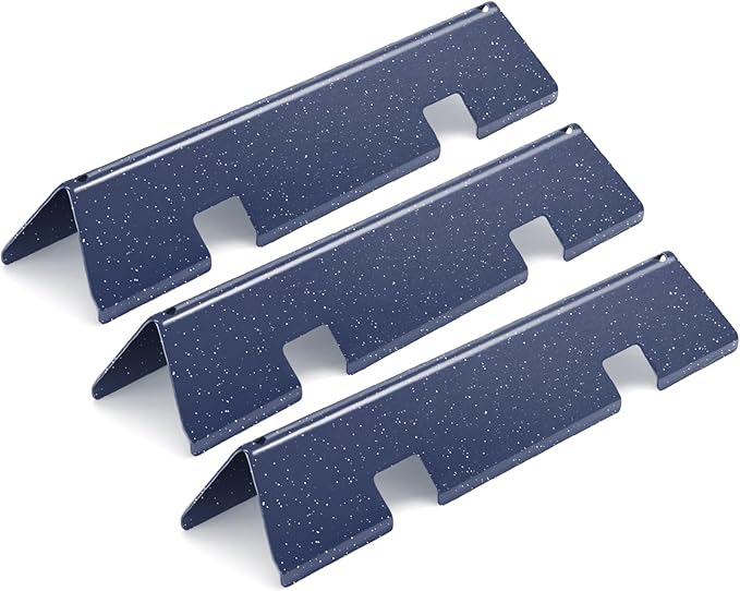 KifonMetals 15.3 Inch Flavorizer Bars for Weber Spirit I & II 200 Gas Grill with Front-Mounted Knobs, for Spirit E210 S210 E220 S220, Porcelain Steel, 3 PCS, for Weber Spirit Grill Parts 7635