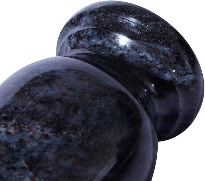 Cemetery Granite Vase for Grave, Natural Stone Heavy Headstone Flower Holder.