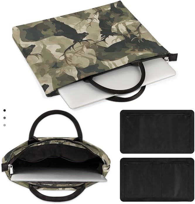Hsnar 15.6 Laptop Case Briefcase Handbag with Accessory Pocket Slim Laptop Bag Laptop Sleeve