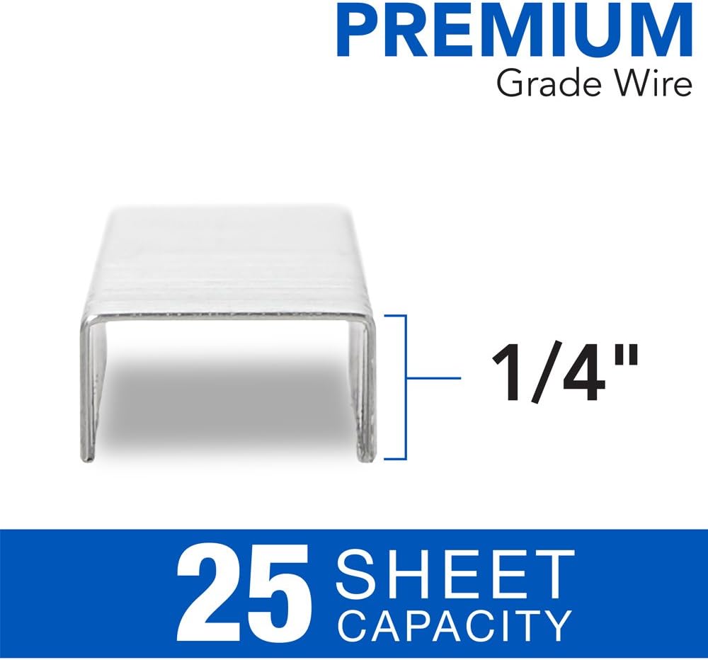 Swingline Premium S.F. 4 Staples - 1/4" Length, 5000 Count Box for Desktop Staplers | 10 Packs