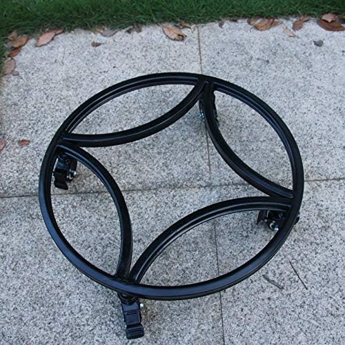 Zhongma 18.1" Plant Caddy with Wheels, Heavy Duty Construction, 300 Lbs Capacity, Load-Bearing Wheels with Brakes