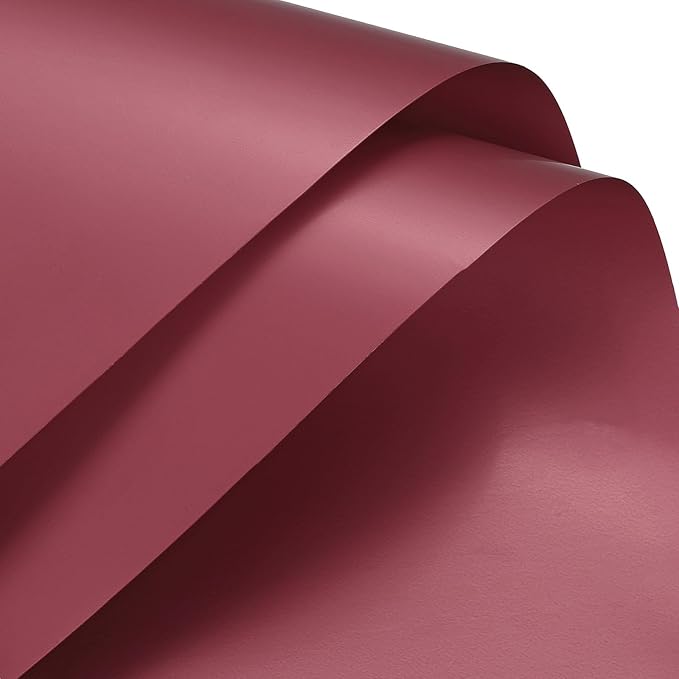 MECCANIXITY Set of 20 Flower Wrapping Paper 22.8x22.8 Inch Waterproof Florists Wrapping Paper for Florist Bouquet Supplies, DIY Crafts, Gift/Gift Box Packaging Red