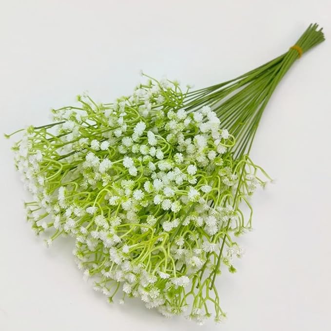 Bringsine Baby Breath Gypsophila Deco White Colour Artificial Flowers for Wedding 30 Pieces/lot