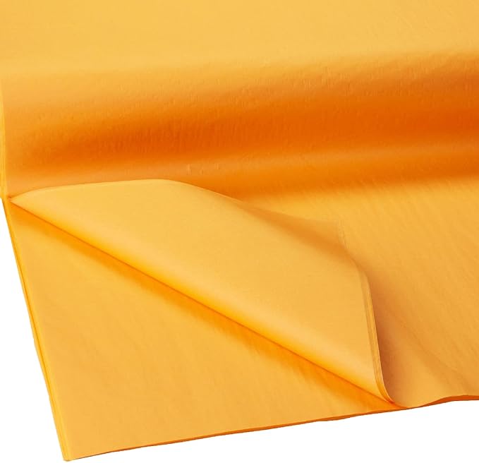Jillson Roberts Bulk 20 x 30 Inches Recycled Tissue, Pastel Orange, 480 Unfolded Sheets (BFT59)