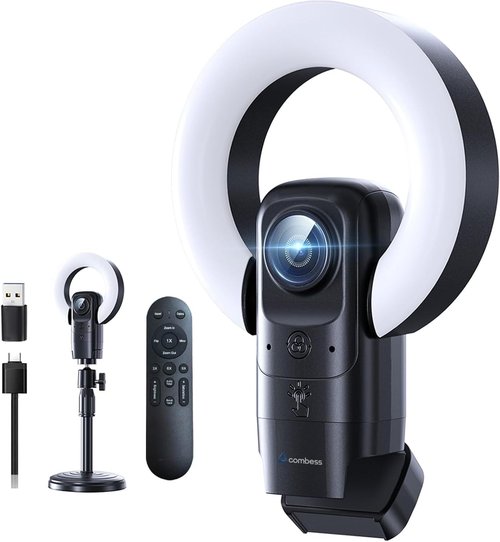 4K Webcam - High-Definition USB Camera with Microphone & Auto-Focus for PC | Perfect for Zoom & Skype