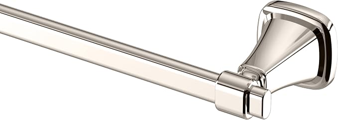 Gatco 5510PN Beverly Towel Bar | Elegant Wall-Mounted Bathroom Towel Bar | Luxury Design, Heavy Duty Metal, EZ Ancor Mounting | Polished Nickel Finish