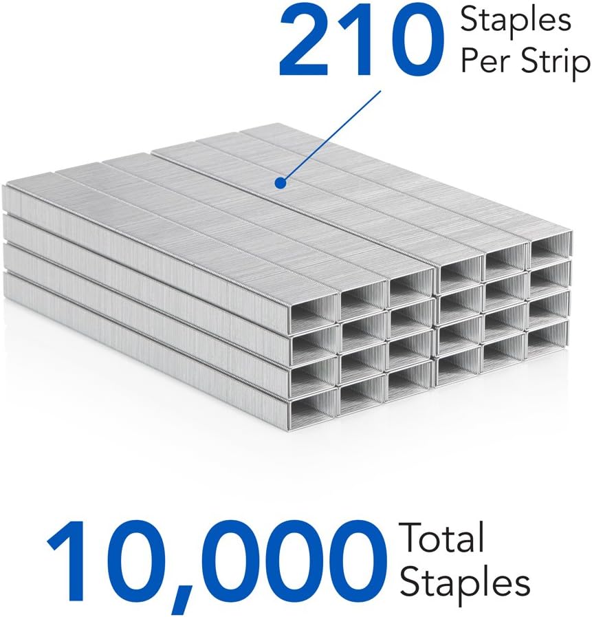 Swingline Premium S.F. 4 Staples - 1/4" Length, 5000 Count Box for Desktop Staplers | 10 Packs