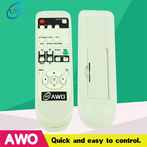 AWO Projector Remote Control - Compatible with EPSON PowerLite Home Cinema & Pro Cinema Models