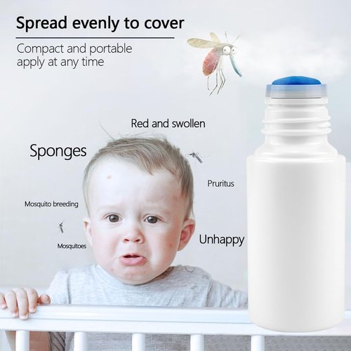 Skiennix 50ml Refillable Roll-On Bottles - 10 Pack Liquid Applicator for Essential Oils & Cosmetics | White