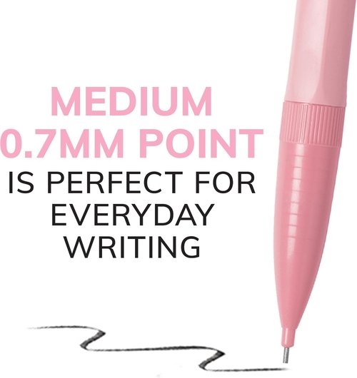 BIC Xtra Smooth Mechanical Pencils - Refillable 0.7 mm Point with Erasers | 40 Count Pack of 2