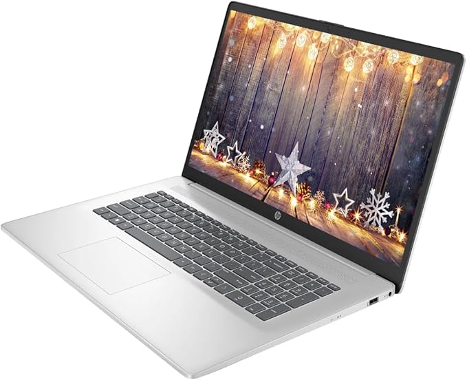 HP 17.3" Touchscreen Laptop Computer, 64GB RAM 2.5TB Storage (2TB SSD+512GB Docking Station Set), 6-Cores AMD Ryzen 5, Windows 11, PLUSERA Earphones