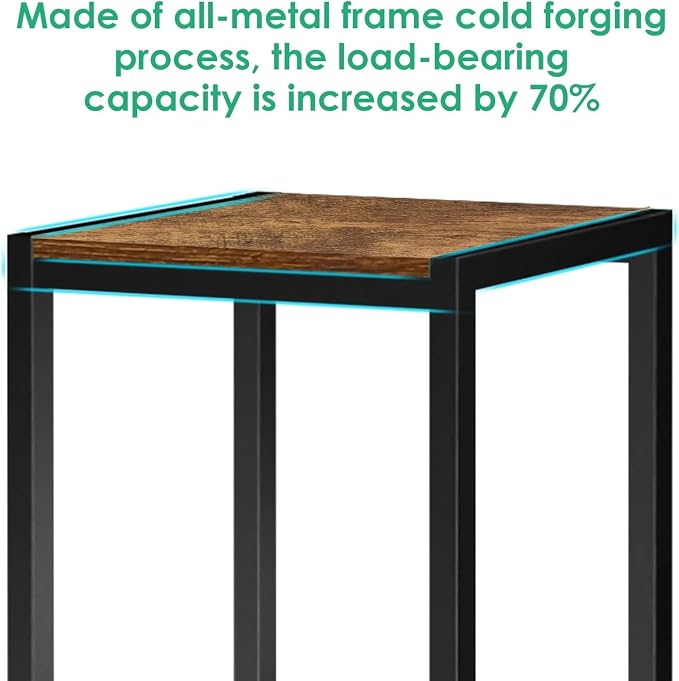 Lilybud--lily 2-Pcak Plant Stand Indoor, 31.5'' Tall Wood Plant Stands Heavy Duty Pedestal Stand for Indoor Outdoor, Modern Corner Flower Stand for Patio, Living Room, Balcony