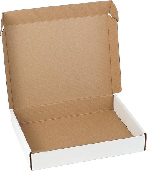 Regine Switzerland Shipping Boxes - 10 Pack White Corrugated Cardboard | 13"x10"x2" for Small Business