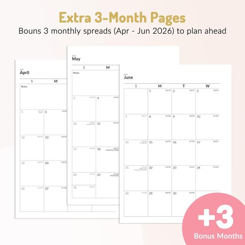 Forvencer Academic Planner 2026-2027 - Hardcover Weekly & Monthly Calendar | 6" x 8", Olive Green