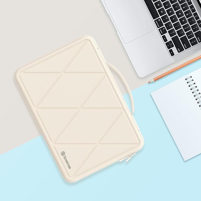 Smatree Hard EVA Protective Sleeve Case Compatible for 14 inch ASUS 2021 ROG Zephyrus G14 GA401QM-XS98Q-WH, Chromebook Flip CX3 CX3400, ASUS L410 Waterproof and Anti-Shock Bag, White (X8251TW)